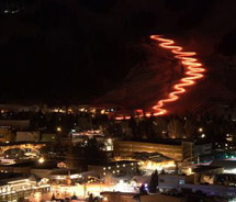 Torchlight parades are a New Year’s Eve tradition // © 2011 Wyoming Tourism